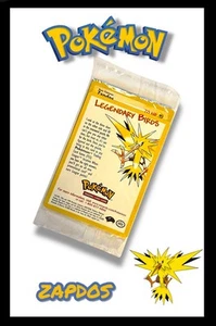 ZAPTOS POKEMON LEGENDÄRE VÖGEL 2000 FILM PROMO KARTE SEALED PACK - Bild 1 von 4