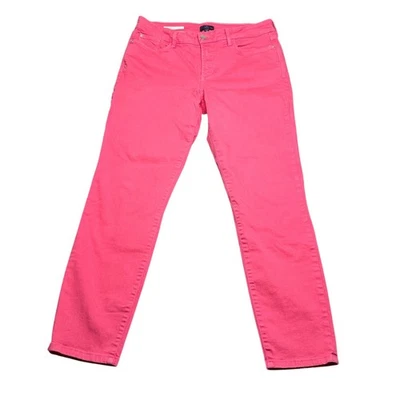 NYDJ Clarissa Ankle Jeans Size 10 Pink Lift Tuck Technology Womens Denim - Image 1 of 4