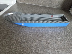 Lego CITY 7287 Unitary Boat Hull & Deck Blue Police Ship