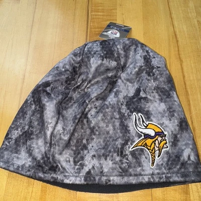 Minnesota Vikings Reebok NFL Gorro Camuflado Forrado de Vellón Ligero Invierno Sombrero Foto 1 de 4