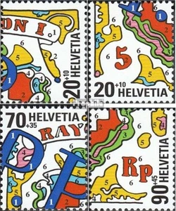 Suiza 1722-1725 (completa edición) nuevo con goma original 2000 naba 2000 - Imagen 1 de 1