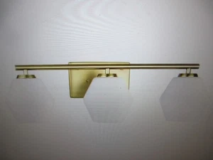 Progress Lighting Copeland Collection 24 in. 3-Light Brushed Gold Vanity Light - Picture 1 of 8