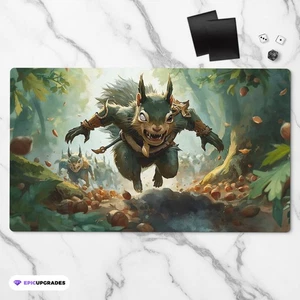 Chatterfang Playmat – 24"x14" MTG Commander Card Squirrel Mat for Magic Players - Picture 1 of 7