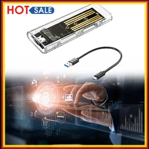 Adaptateur SSD externe M.2 NGFF SATA type C 3.1 10 Gbit/s pour 2230 2242 2260 2280 - Photo 1/12