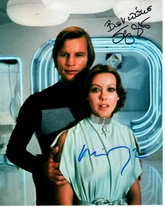 MICHAEL YORK and JENNY AGUTTER Signed Autographed 8x10 LOGAN'S RUN Photo - Picture 1 of 1