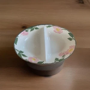 Franciscan Desert Rose Oval Divided Dish Serving Bowl USA 11” Vintage 1964 -1966 - Picture 1 of 12