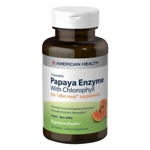 Papaya Enzyme With Chlorophyll 250 Chewable Tablets