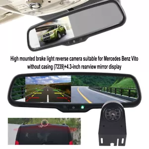 Dachrückfahrkamera w/4,3" Monitor für Mercedes Benz Viano Vito W639 V6 Van 03-14 - Picture 1 of 23