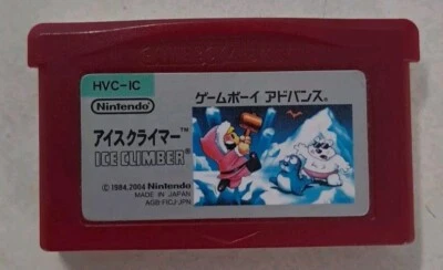 Ice Climber GBA Nintendo GameBoy Advance 2004 Japan Import AGB-FICJ-JPN HVC-IC - Image 1 of 2