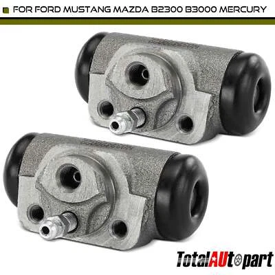 2Pcs Drum Brake Wheel Cylinder for Ford Mustang Mazda B2300 B3000 Mercury Rear - Image 1 of 4