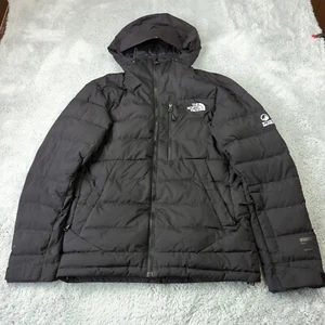 The North Face Steep Series Jacket Mens Small Black 700 Pro Down Recco READ Flaw - Picture 1 of 19