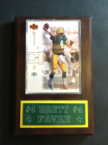 BRETT FAVRE PACKERS CARD SMALL WALL PLAQUE 5x7 Cover