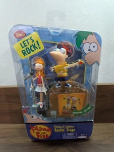 Disney Phineas and Ferb Phineas and Candace Rockin' Stage Figure 2-Pack. - Picture 1 of 8