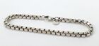 Tiffany & Co. 925 Sterling Silver Venitian Box Link Style Bracelet 7.5''
