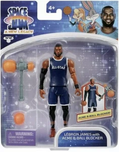Space Jam A New Legacy Lebron James with Acme B-Ball Blocker Action Figure New - Picture 1 of 3