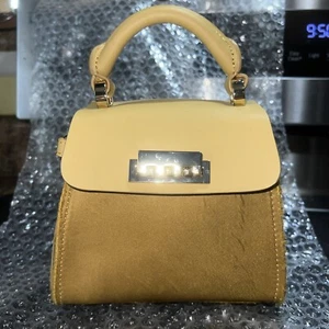 zac posen eartha Leather 2 Way Hand Crossbody Bag - Picture 1 of 10