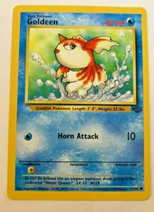 GOLDEEN - Jungle Set - 53/64 - Common - Pokemon Card - Unlimited Edition - NM - Picture 1 of 2