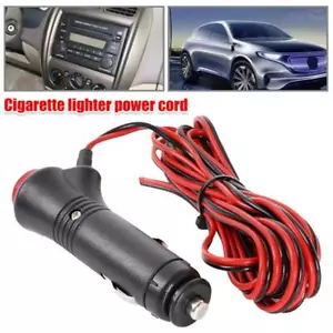 12V 24V Male Car Cigarette Lighter Power Socket Plug Connector On Off Switch UK - Picture 1 of 10