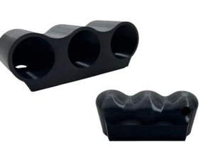 Auto Gage Universal Triple Gauge Pod Meter Mount 1-1/2 Pods Black - Picture 1 of 7