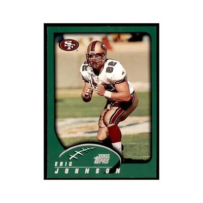 Eric Johnson 2002 Topps #282 Football Cards Football Card NM - Image 1 of 3