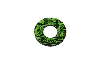 Moto Grip Donuts BLACK/GREEN by Torc1 Racing. 1 Pair for Motocross Enduro Grips - Imagen 1 de 1