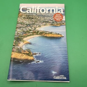 LARGE FOLD OUT California Vacation Map 2024 - Picture 1 of 10