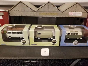 OXFORD Diecast "OO" scale VW vans/trucks N (3 pieces) 76VW011 76VWS004 76VWS006 - Picture 1 of 4
