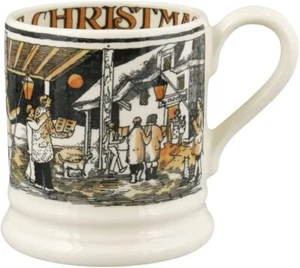 Emma Bridgewater Handmade in UK 1/2 Pint Mug - Classic - CHRISTMAS CAROLLING - Picture 1 of 5