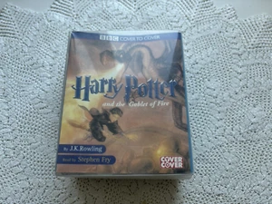 Harry Potter & The Goblet Of Fire Part 1 Audiobook Cassettes Read By Stephen Fry - Foto 1 di 5