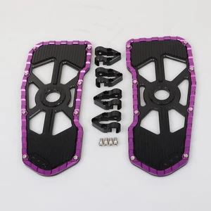 Aluminum Driver Rider Footboard Floorboard For Harley Softail Road Glide FLTRX - Picture 1 of 16