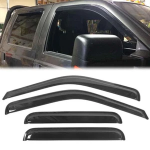 For 1999-2016 Ford F250 F350 F450 Super Duty Window Visors Rain Guards Deflector - Picture 1 of 13