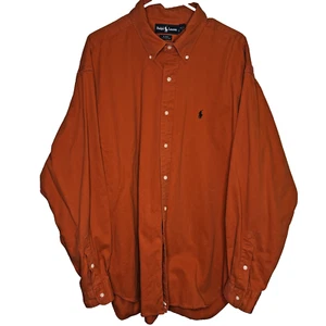 Vintage Ralph Lauren Blake 100% Cotton Long Sleeve Button Down Shirt Men Sze XXL - Picture 1 of 10