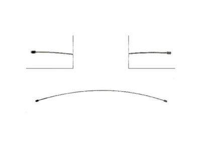 Cable de freno de estacionamiento Dorman 15529CF para Chevrolet Express 3500 2005-2010 Foto 1 de 2