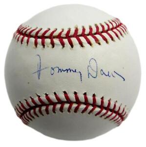 Tommy Davis Autographed OML Baseball Los Angeles Dodgers JSA