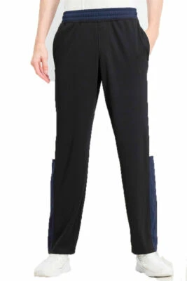 IDEOLOGY ID Black w/ White Blue Side Stripe Jogger Sweat Pants NEW Small S - Image 1 of 3