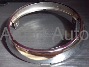 LED Headlight Outer RIM Chrome 7" Fit For Royal Enfield Meteor 350 - Foto 1 di 5