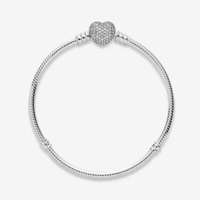 Pandora Bracciale Moments chiusura a cuore scintillante 590727CZ-19 - Immagine 1 di 3