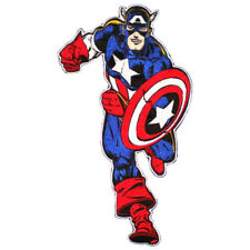 Grand patch brodé Captain America Avengers pour veste dos 11"