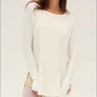 We The Free Snowy Thermal Long Sleeve Top In White Size Small S