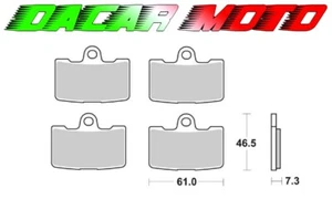 4x Sintered Front Brake Pads Ebr Rx 1190 2014 - 2015 - Picture 1 of 2