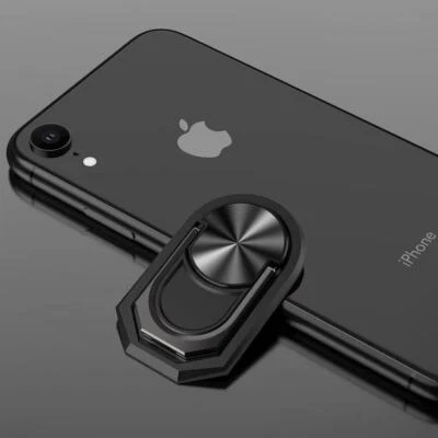 Universal 360 Cell Phone Magnetic Finger Ring Holder Stand Slim Car Metal Plate - Image 1 of 4