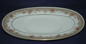 NORITAKE IRELAND CHINA BUTTER RELISH DISH MORNING JEWEL PATTERN 2767 - Picture 1 of 2