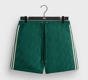 Kith x adidas Football Jacquard Short Green (JF3358) Size Medium (SEALED) - Picture 1 of 3