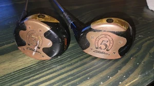 Vintage RH POWER BILT CITATION PERMA SEAL 3 & 5 WOODS STEEL Pro Power Uni Weight - Picture 1 of 14