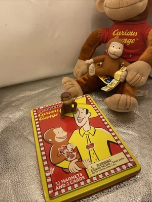 Peluche KellyToy 18” Curious George + 2 usados con tablero magnético Foto 1 de 4