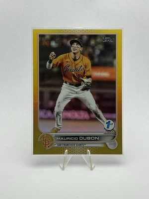2022 Topps Series 1 1st Edition Gold Mauricio Dubon #246 - Image 1 of 2