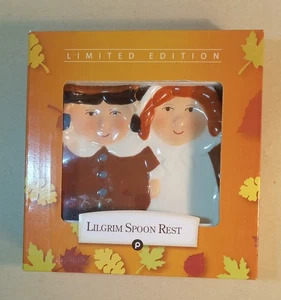 Publix Lilgrim Spoon Rest. In Box. Limited Edition. 6.5"Square - Picture 1 of 4
