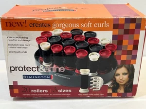Remington Protect & Shine Hair Rollers New in Box 20 Rollers 3 sizes W/Clips Box - Picture 1 of 7