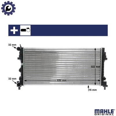 RADIATOR ENGINE COOLING CR 2081 000S FOR SKODA ROOMSTER/Praktik FABIA/II/Combi - Image 1 of 4