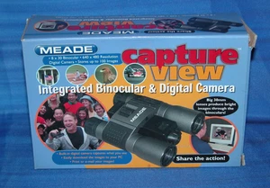 CÁMARA DIGITAL Y BINOCULAR INTEGRADA MEADE CAPTURE VIEW 8x30 - Imagen 1 de 8